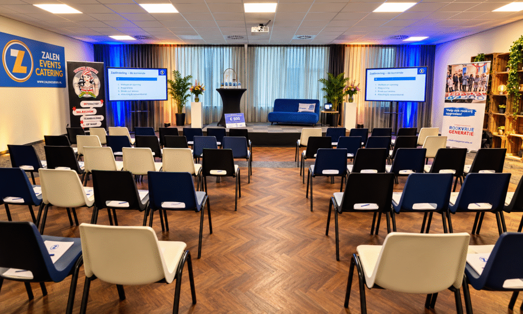 plenaire zaal voor congres en teamdag tot 150 personen